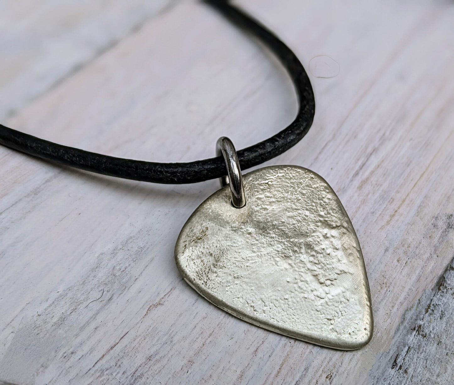 PLECTRUM Sterling Silver Handmade Pendant & Necklace Choker