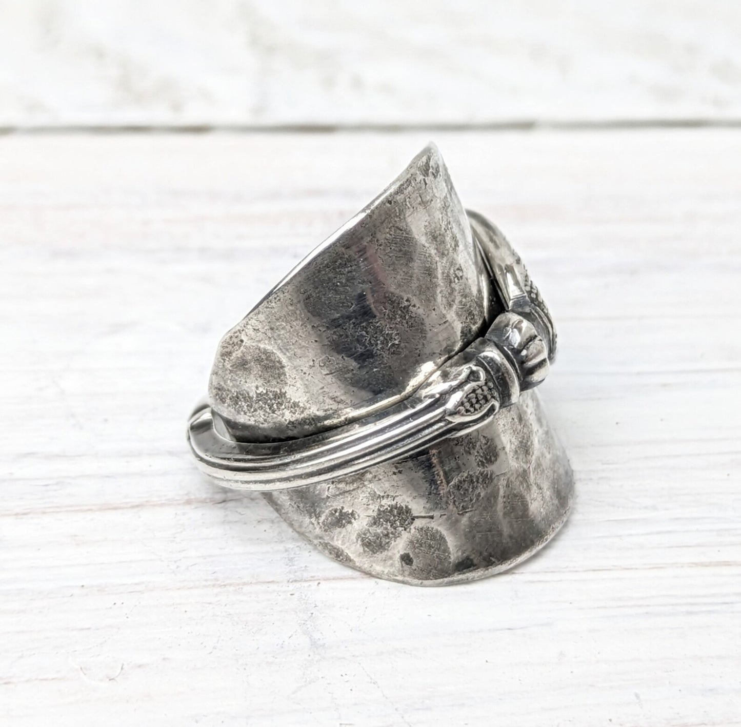 Sterling SILVER London 1936 Spoon Ring