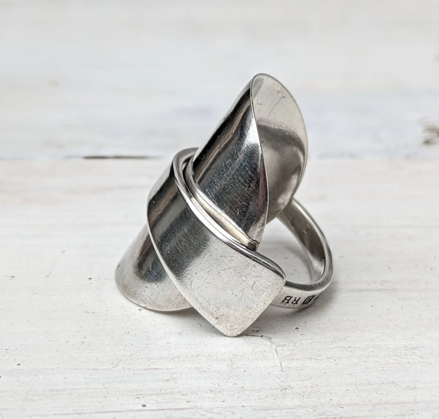 Sterling SILVER Birmingham 1926 Spoon Ring