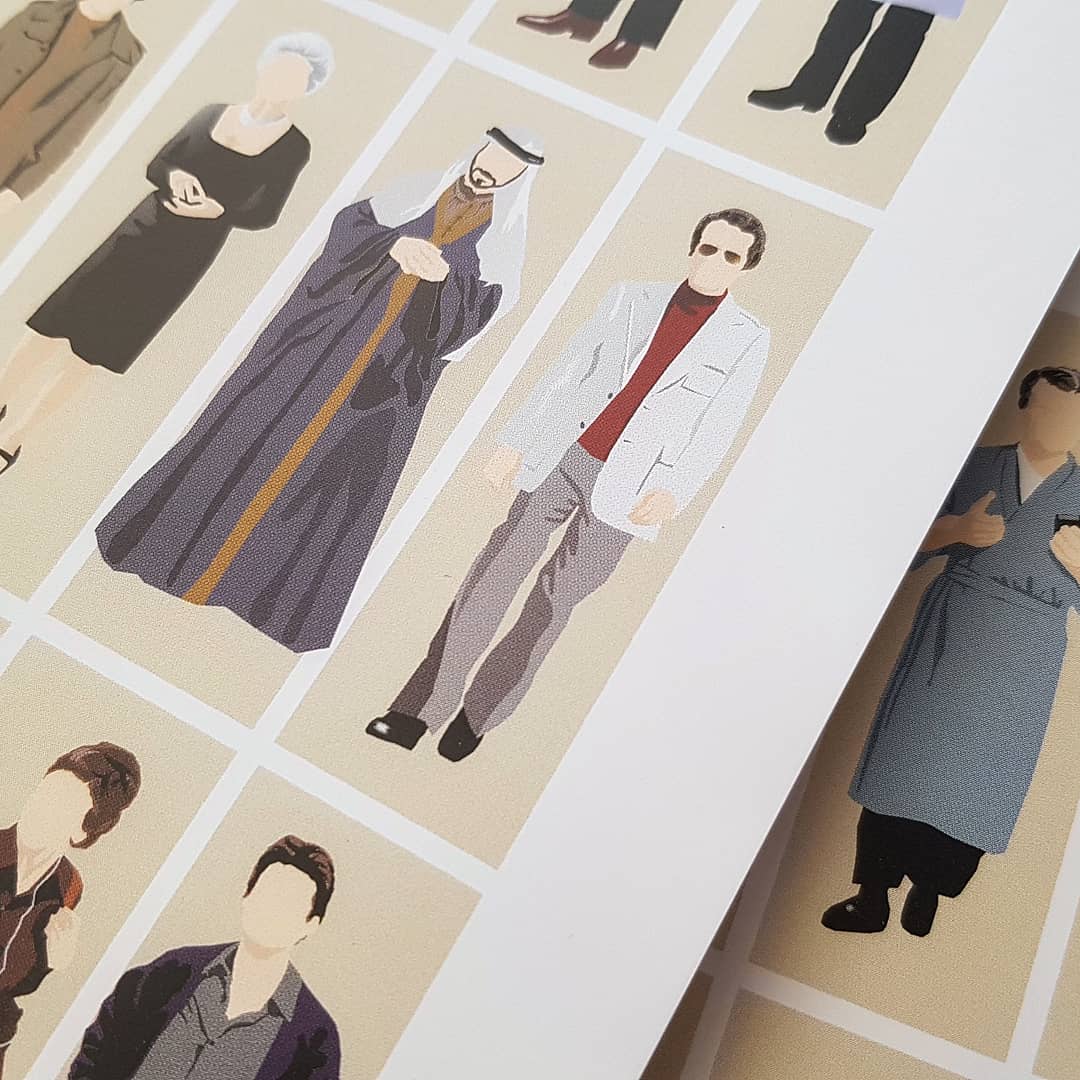 Columbo Villains / Murderers - Just One More Thing - A3 Wall Art Print Peter Falk