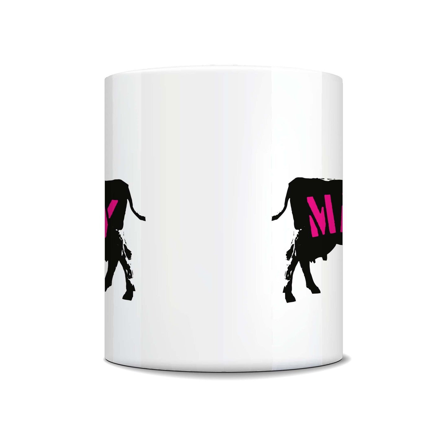 Mardy Cow - Coffee Mug - Pop Art - Banksy Style - Humour - Insult - Grumpy - Moody - Yorkshire