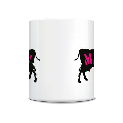 Mardy Cow - Coffee Mug - Pop Art - Banksy Style - Humour - Insult - Grumpy - Moody - Yorkshire