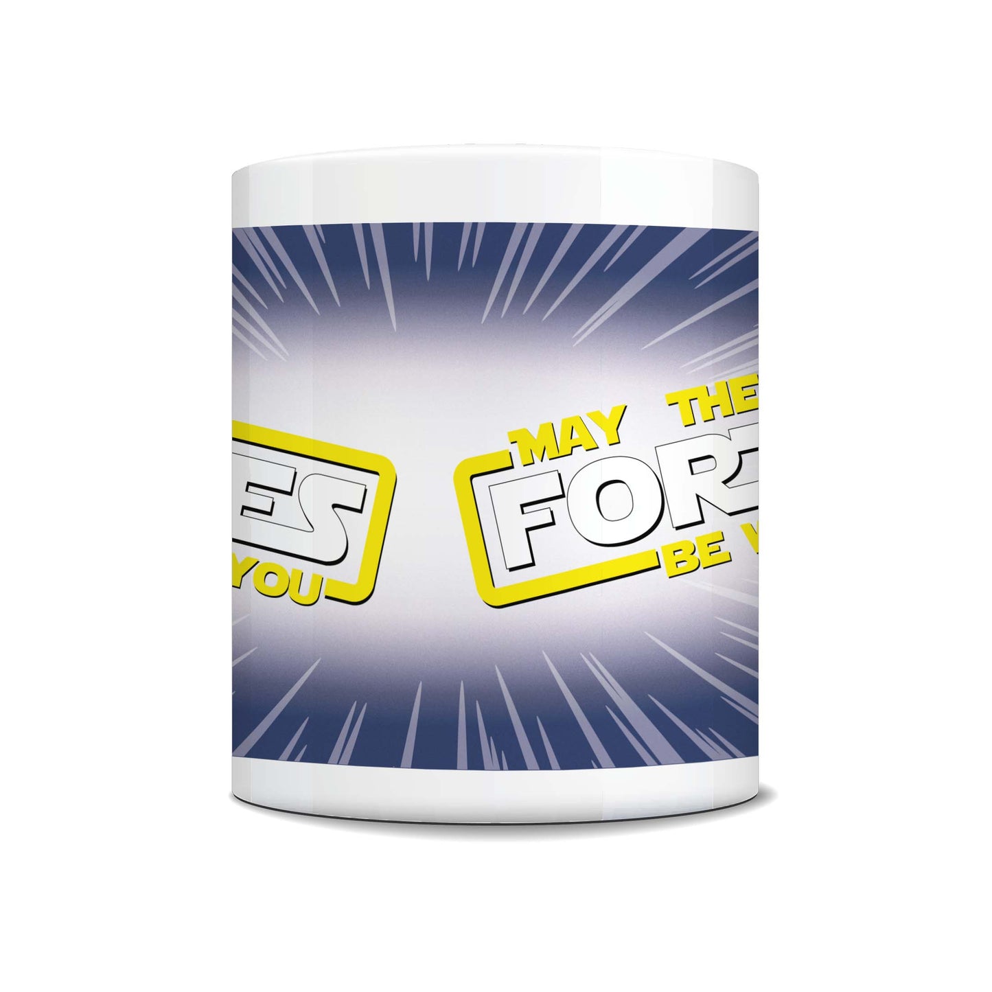 May the Forties Be With You - Coffee Mug - Birthday - Old - 40th - 40s - Joke - The Force