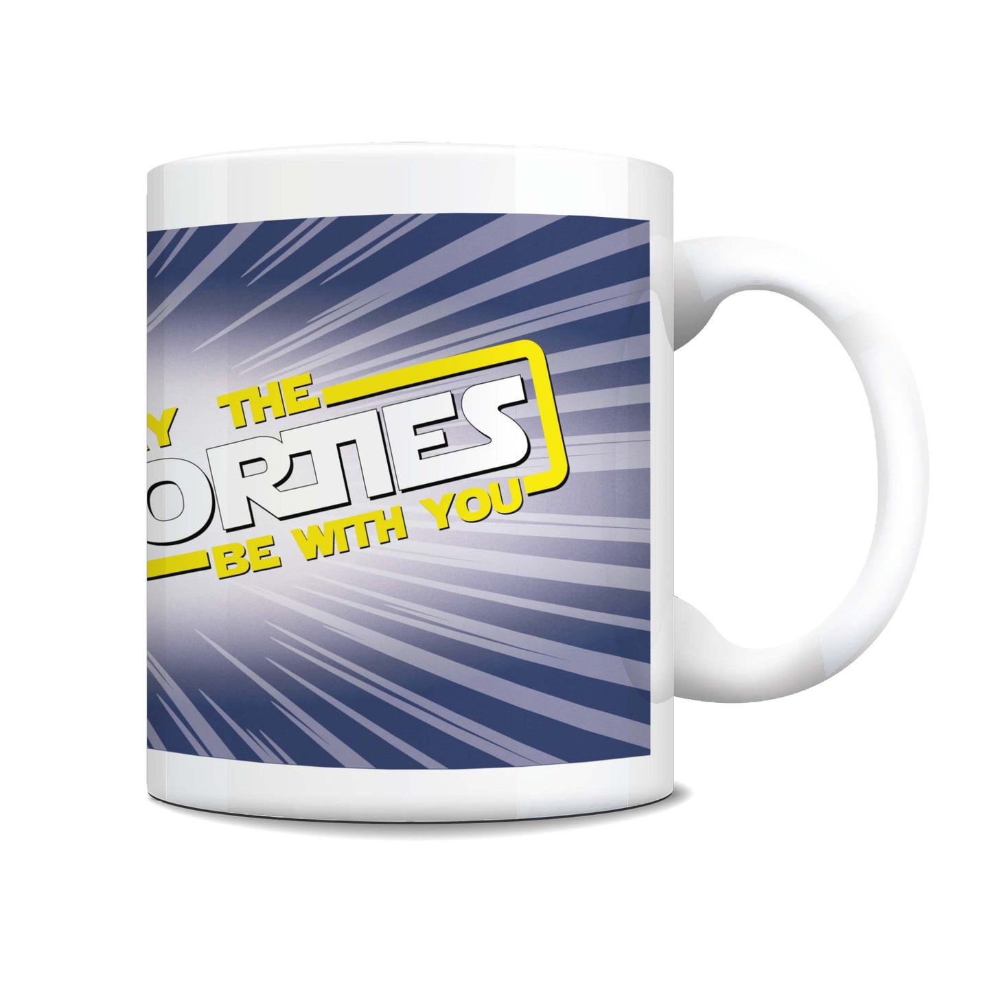 May the Forties Be With You - Coffee Mug - Birthday - Old - 40th - 40s - Joke - The Force