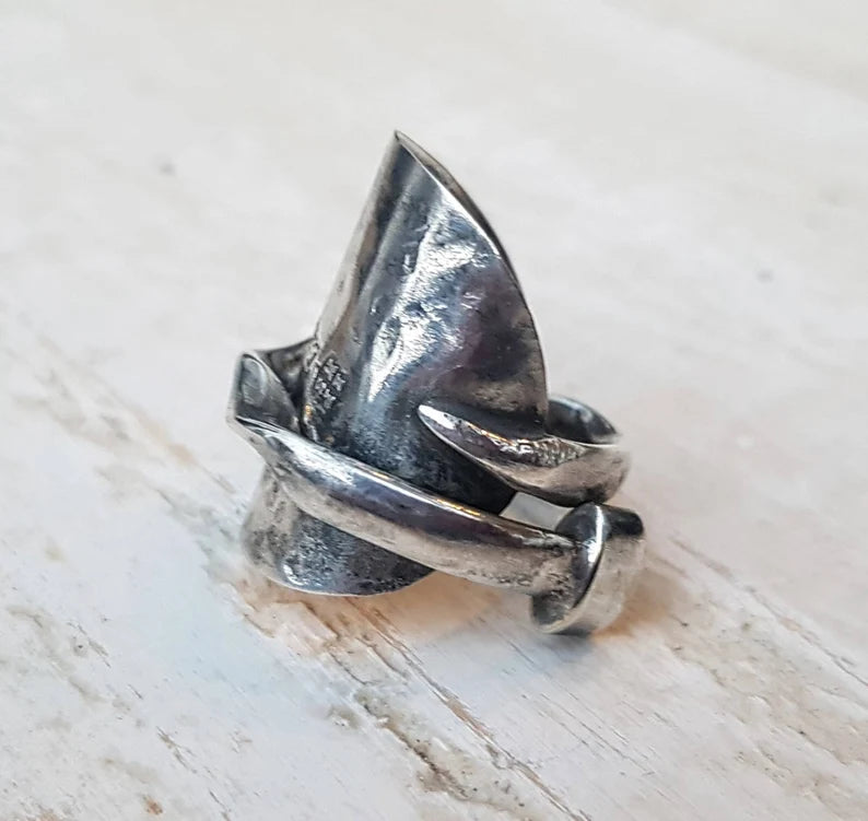 Mens / Ladies 1926 Upcycled Vintage Spoon Ring