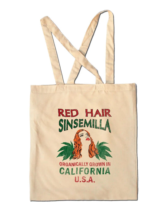 Cannabis-Sinsemilla-Red-Hair-Vintage-Tote-Print-Shopping-Bag