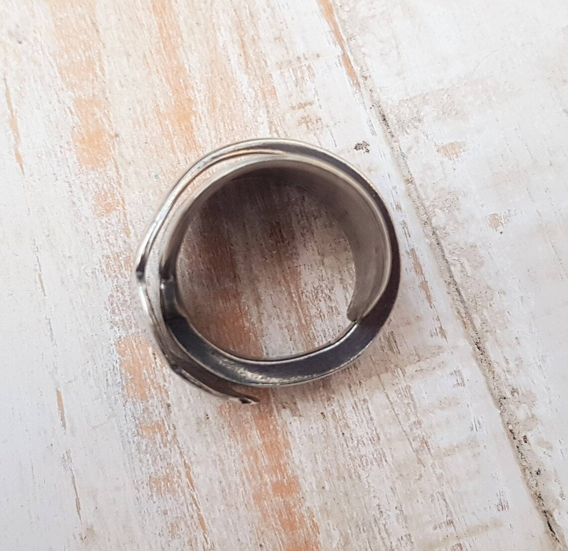 Vintage - Spoon Ring - Handmade Upcycled - Boho Floral Jewelry