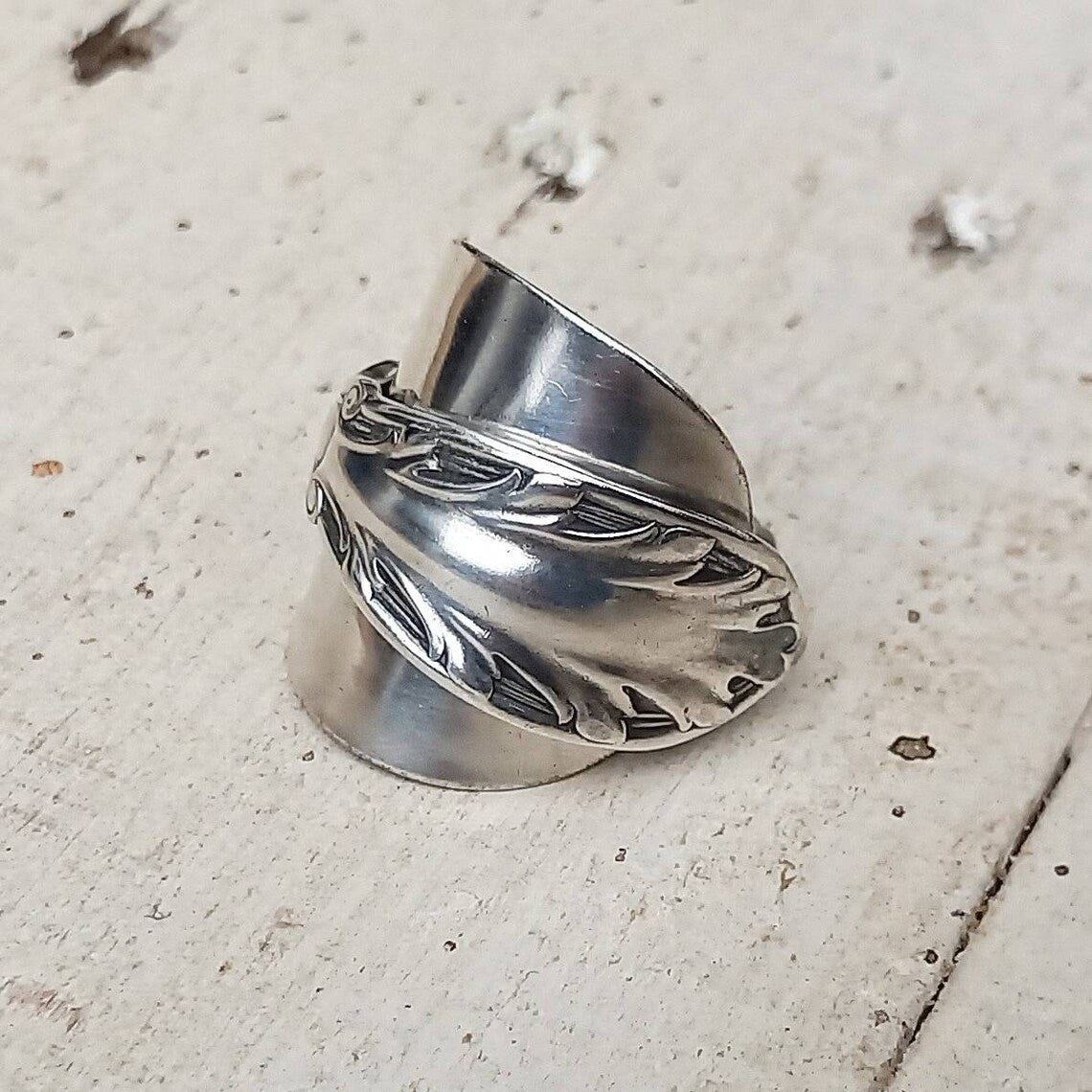 Vintage 1881 - Spoon Ring - Handmade Upcycled - Unisex Boho Jewelry