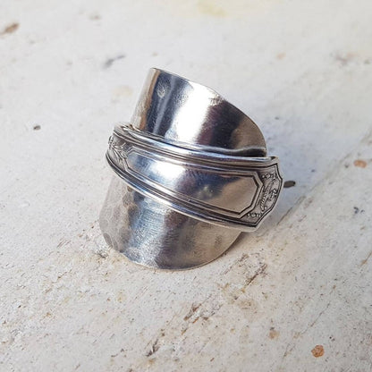 Vintage - Spoon Ring - Handmade Upcycled - Unisex Boho Jewelry