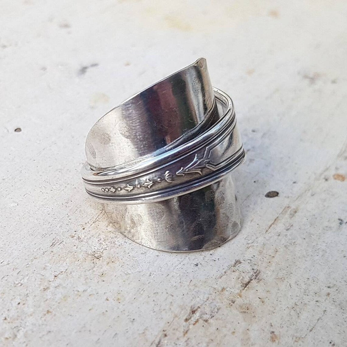 Vintage - Spoon Ring - Handmade Upcycled - Unisex Boho Jewelry