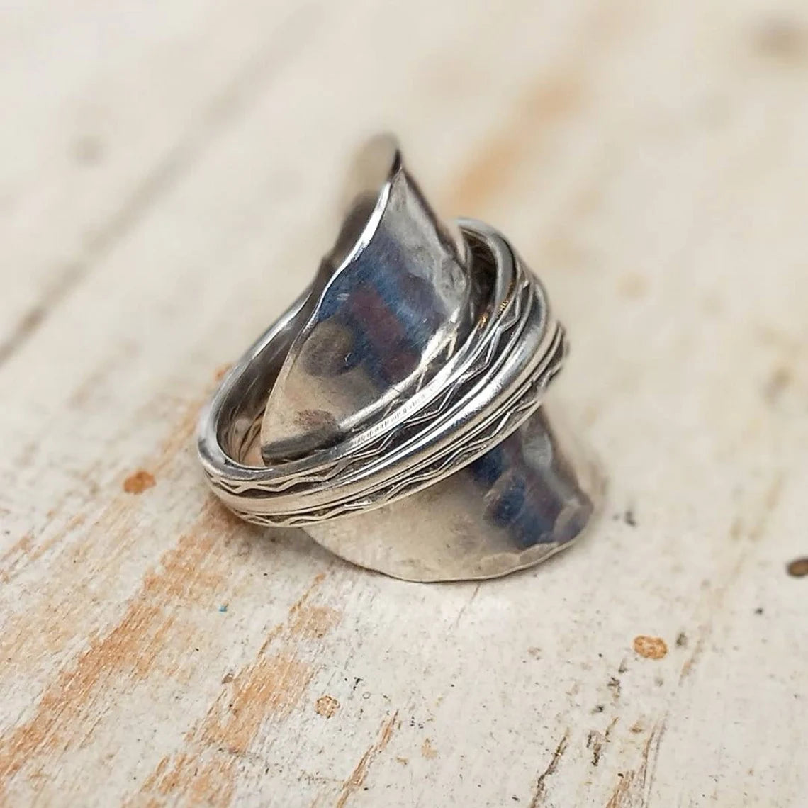 Vintage - Spoon Ring - Handmade Upcycled - Unisex Boho Jewelry