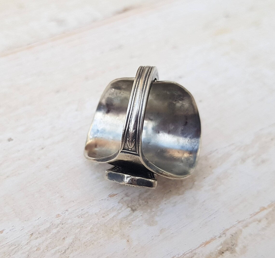 Vintage - Spoon Ring - Handmade Upcycled - Unisex Boho Jewelry