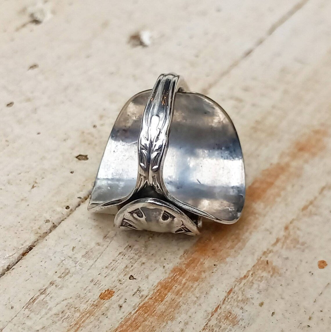 Vintage 1881 - Spoon Ring - Handmade Upcycled - Unisex Boho Jewelry