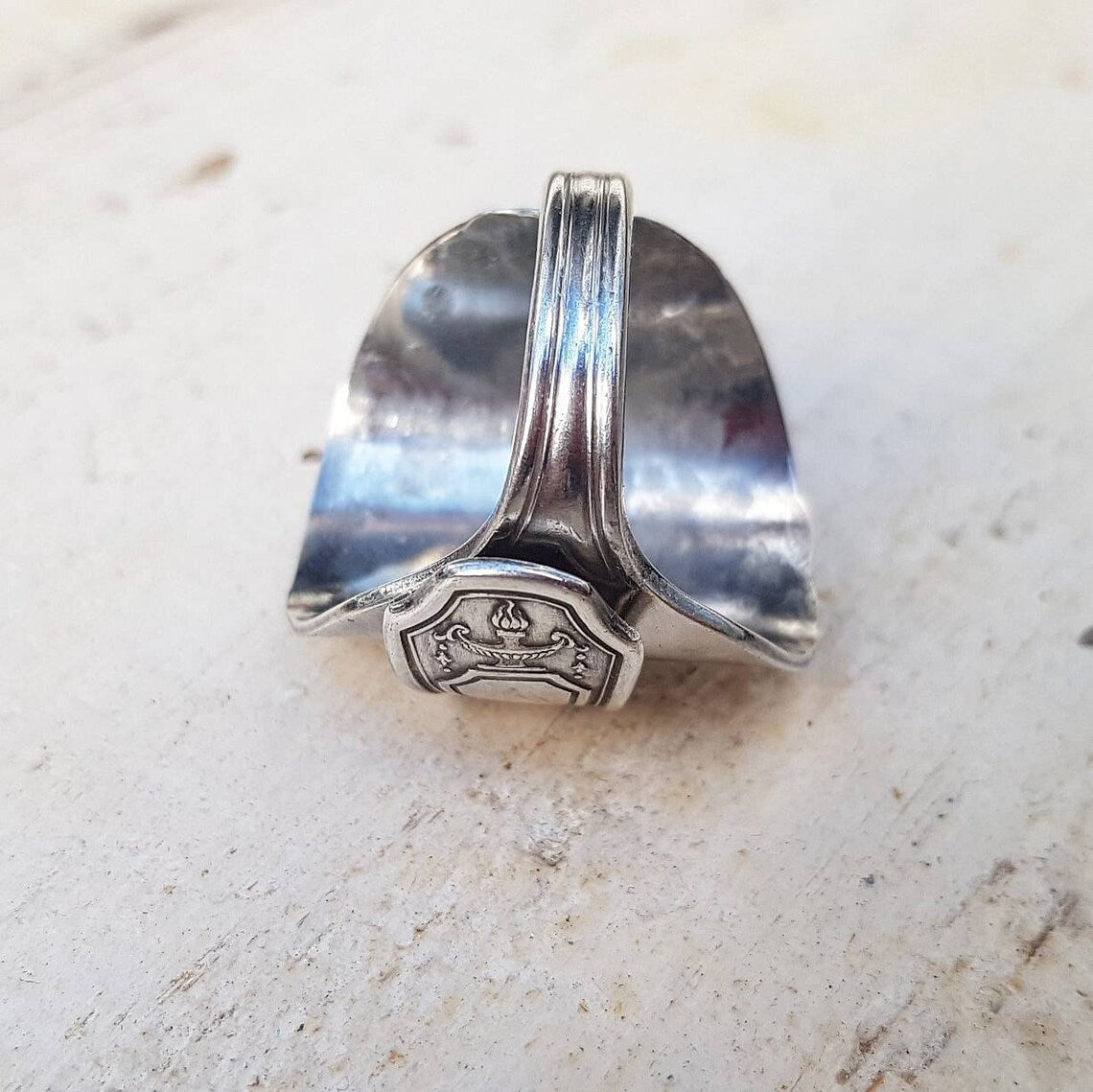 Vintage - Spoon Ring - Handmade Upcycled - Unisex Boho Jewelry