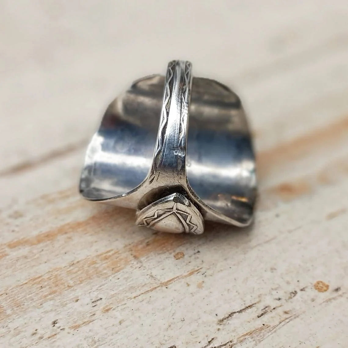 Vintage - Spoon Ring - Handmade Upcycled - Unisex Boho Jewelry