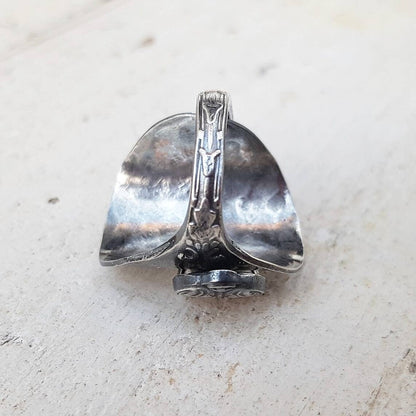 Upcycled Vintage Spoon Ring - Men's / Ladies - Unisex Floral Jewelry