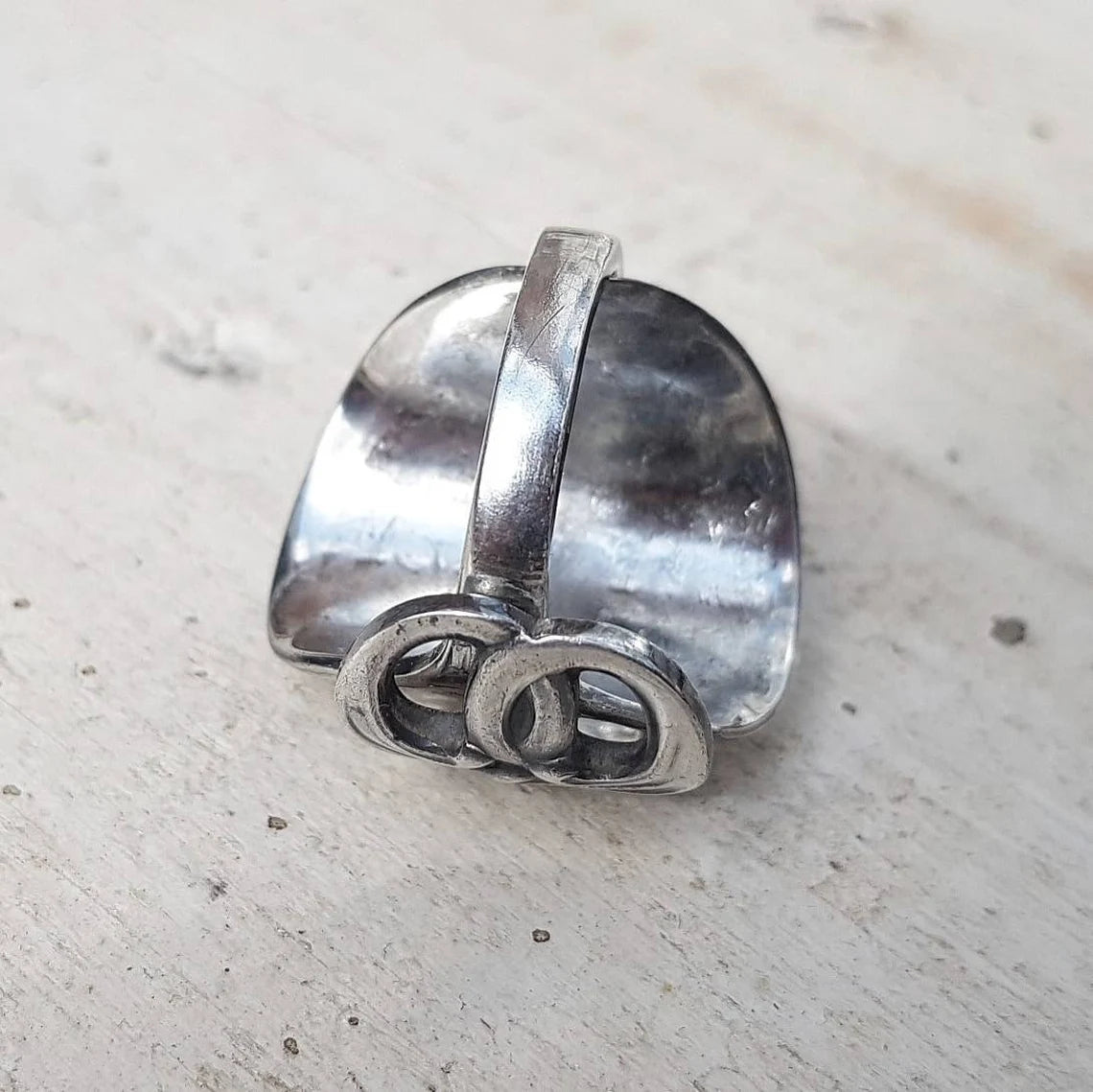 Vintage Unisex Spoon Ring - Men's / Ladies Upcycled Boho Jewelry