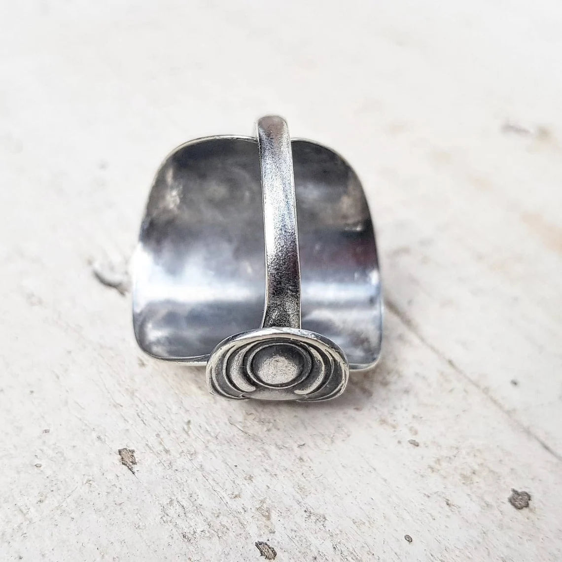 Vintage - Spoon Ring - Handmade Upcycled - Hearts - Boho - Jewelry